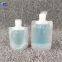 A Blank Standing Bag With a Flap for Hand Gel Clear Plastic Nozzle Bag for Sunscreen
