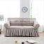 Amazon top sell Soft plain design sofa set covers couch covers sofa cover slipcover knitting Sofa Slipcover