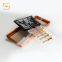 Luxury Golden Paper Box with Clear Blister Packaging for Cosmetic Brush
