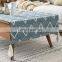 Customized cotton and polyester jacquard tablecloth small pure and fresh dustproof cover tea table