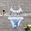 kids baby Bikini With Bow Tie Children Summer Swimwear Two Pieces Baby Girls Stylish Bathing Suits