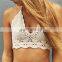 2019 new handmade crochet Hand hook knit bikini wrap chest lady sexy versatile spa split swimsuit wholesale