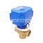 24vac electric ball valve electrical DN15 NPT thread  for spring return