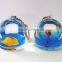 Promotional Custom Shaped with 3D Fish Inside Acrylic Keychain, Wholesale Plastic Keyring