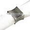 Iron Metal Tree Leaf Design Antique Finish Napkin Ring Holder For Tableware