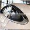 Chrome door visor side window deflector shade sun rain shield silver strips guard for hyundai sonata 10th