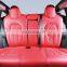Automotive electronic heathed seat covers cushion 12v heat white red cars chair seat cover pu leather car seats cover for tesla