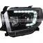 For 2014+ Tundra LED Projector Headlights w/ LED Turn Signal Lights