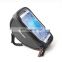 Waterproof Touch Screen Mobile Phone Handlebar Bag Mountain Bike Front Beam  Cycling Bicycle Frame Phone Bag