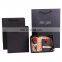 2019 Wholesale Custom Make Two Pieces Paper Box Black Kraft Paper Dried Flower Packing Box