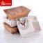 Custom disposable potato chips hamburger paper sandwich tray