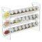 Desktop Kitchen Spice Bottle Holder Tray Acrylic Spice Rack  3 Tier Acrylic Seasoning Organizer