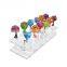 Clear Square Acrylic 12 Holesc Lollipop Stand Display for Retail Stores Lollipop Display