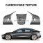 Steering Wheel Decoration Cover Sporty Sticker Car Accessorie Abs Carbon Look Steering Wheel Frame Strip For Tesal Model 3 Y