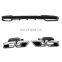 car REAR DIFFUSER WITH EXHAUST TIPS for MERCEDES-BENZ W212 E63 AMG 2014 - 2017