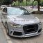 Factory price auto parts include front bumper assembly grille tail lip tail exhaust for Audi A7 C7.5 16-18 change to Rs7 Model