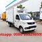 Cheapest price gasoline engine FOTON V1 Refrigerated minivan 1T loading capacity for sale