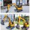 1t 1.5t super mini excavator micro bagger mini escavatore bucket automatic digger for 360 mini digger with cab