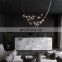 Black Home Room Hotel Glass Decoration Modern Chandelier Lighting Led Pendant Lamp
