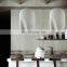 Modern home decor kitchen island small white concrete cement pendant light for restaurant