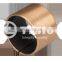 TEHCO Sleeve Style Bronze Base Self-lubricating Bear Bushing Made of Specail PTFE for Casting Rolling Mill Machine and Conveyer.