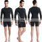 Wholesale Gym Wear Clothes Polyester Spandex Short Sleeve Slim Fit T Shirt Men