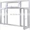 aluminium profile double glazed double casement swing and hinged windows
