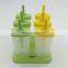 Top Amazon Seller Reusable Ice Lolly Moulds Plastic Popsicle Mold With Funnel And Brush