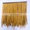 PVC PE fireproof pvc artificial thatch roof synthetic thatch roofing material Simulated Straw