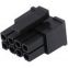 Micro-Fit 3.0 Receptacle Housing, Dual Row, 8 Circuits, UL 94V-0, Low-Halogen, Black  430250800