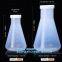 50ml 100ml 250ml 500ml 1000ml Laboratory Narrow Neck Plastic Erlenmeyer Flask, Narrow Neck Flask Erlenmeyer Flask with lid