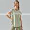 O Neck Yoga Loose Tank Breathable Tops Women Sports Training Plus Size Gym Soft Vests