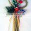 Artificial Winter pine straw wreath/spring wreath made in China