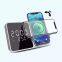 Digital Wireless 15W Charging With Alarm Clock Temperature Mobile Phone Desktop Magnetic charger Dock Station