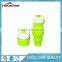Collapsible Water Bottle - Silicone Travel Water Bottle for Hiking, Camping, Cycling, Running or Sports - BPA Free, FDA Approved