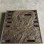 Artistic Manhole Cover Decoration Featuring Retro Cultural Art Molds, Copper Relief Sculptures, and Stone Carving Decoration.