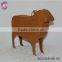 rusted metal cow for home metal arts decoration