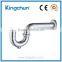 Best Price Brass Chrome Plated Bending P-Trap Pipe