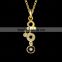 long pendant necklace chains circle design