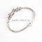 fashion rhinestoned bracelet simple bangle jewelry