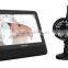 7 inch monitor wireless dvr kits cctv camera system