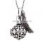 Pregnancy Necklace Snowflower Cage Necklaces Vintage Long Chain Collares for Best Friend Locket Necklace 2015