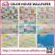 popular new modern mosaic washable wallpaper for kitchen/bathroom