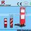 Reflective road traffic safety warning parking sign board