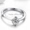 2014 Best Selling Customized Women Simple Elegant Engagement Ring in 916 Gold