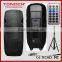 dual 15 inch professional active outdoor DJ speakers