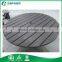 Outdoor picnic table, plastic wood and galvanized steel base, wood and stone dining table