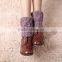 Boot Cuffs Boot Socks, Knit Crochet Grey Boot Toppers, Short Leg Warmers,Boot Leg Warmers, Fall Winter Spring Accessory
