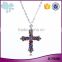 Cheapest price one dollar product full jewelled cross pendant necklace