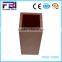 Wood Plastic Composite square tube for construction